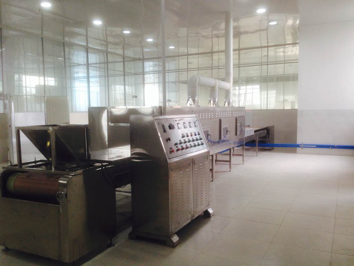 文冠茶微波殺菌機